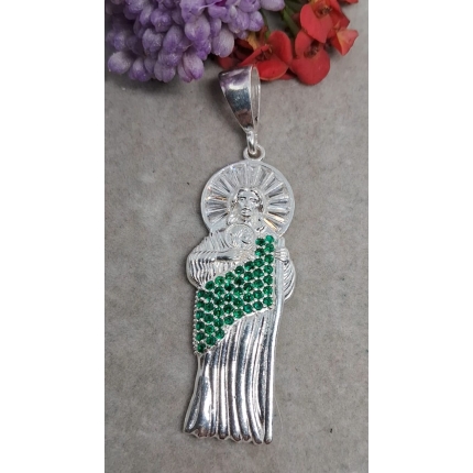 DIJE SAN JUDAS MANTO VERDE