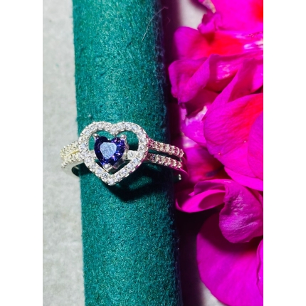 Anillo T9 duo corazon