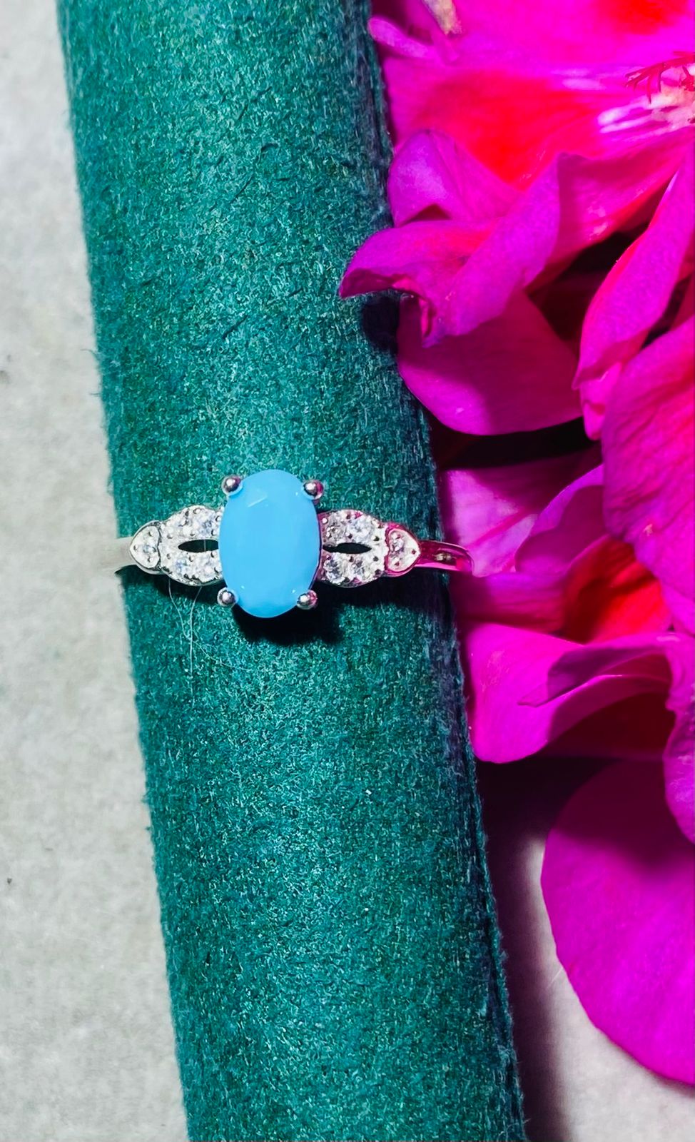 WhatsApp Image 2026-05-25 at 10.23.35 PM (10) Anillo T7 piedra color celeste - Imagen 1