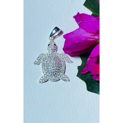 Dije de tortuga con circonias