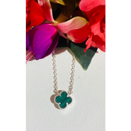 Gargantilla Vancleef verde doble cara
