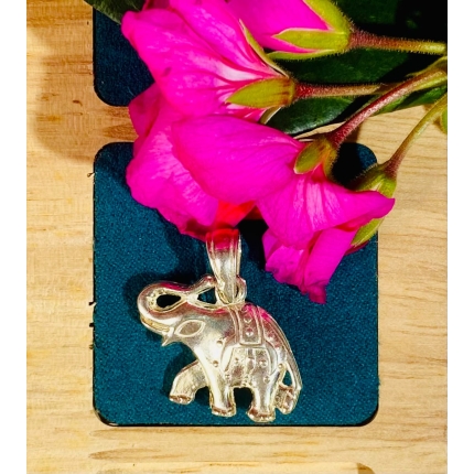 Dije elefante con detalle