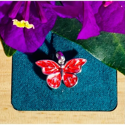 DIJE MARIPOSA ROJA