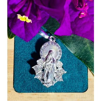 DIJE VIRGEN DE GUADALUPE CON RESPLANDOR